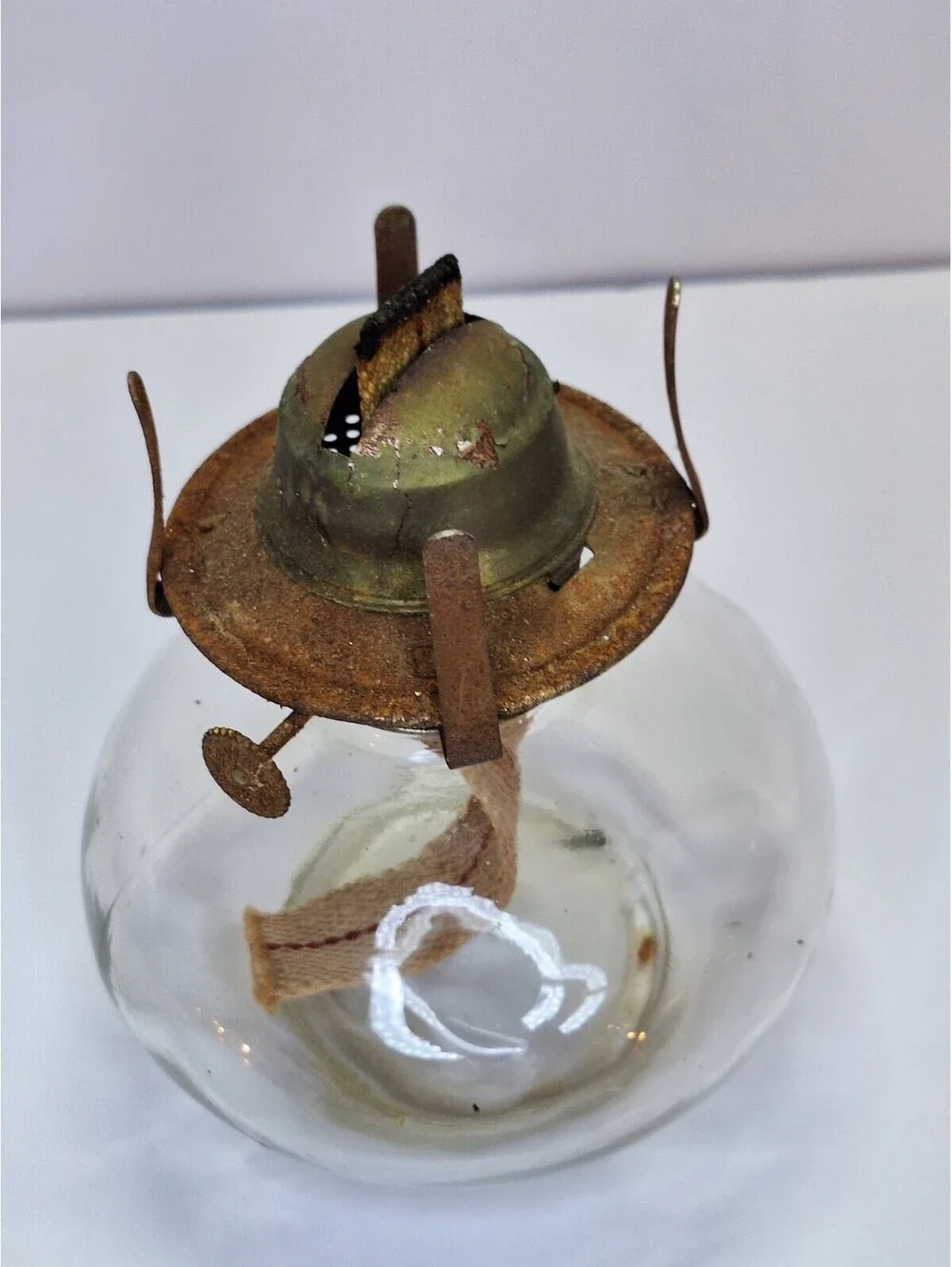 Antique clear glass